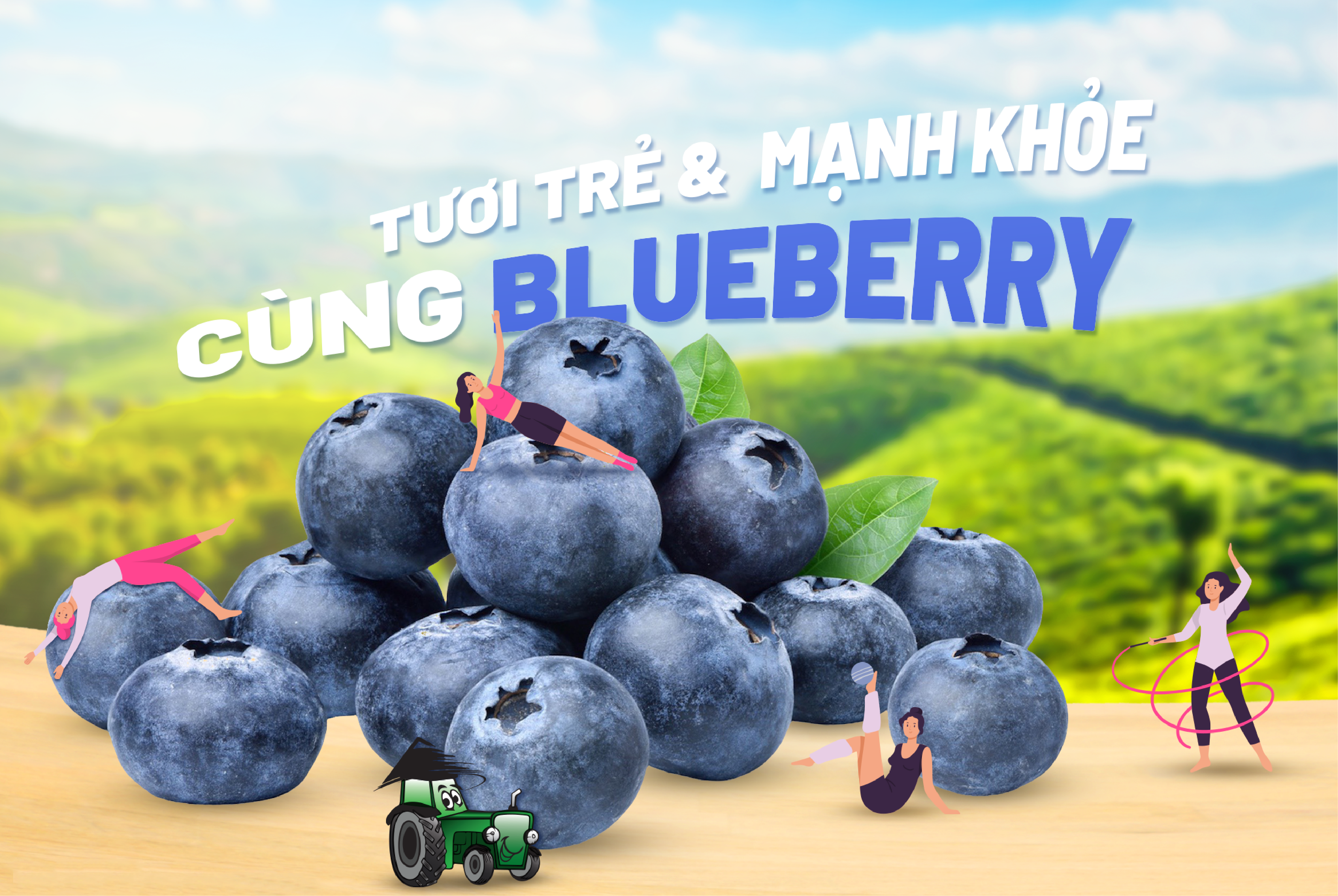 Tươi Trẻ & Mạnh Khỏe Nhờ Blueberry
