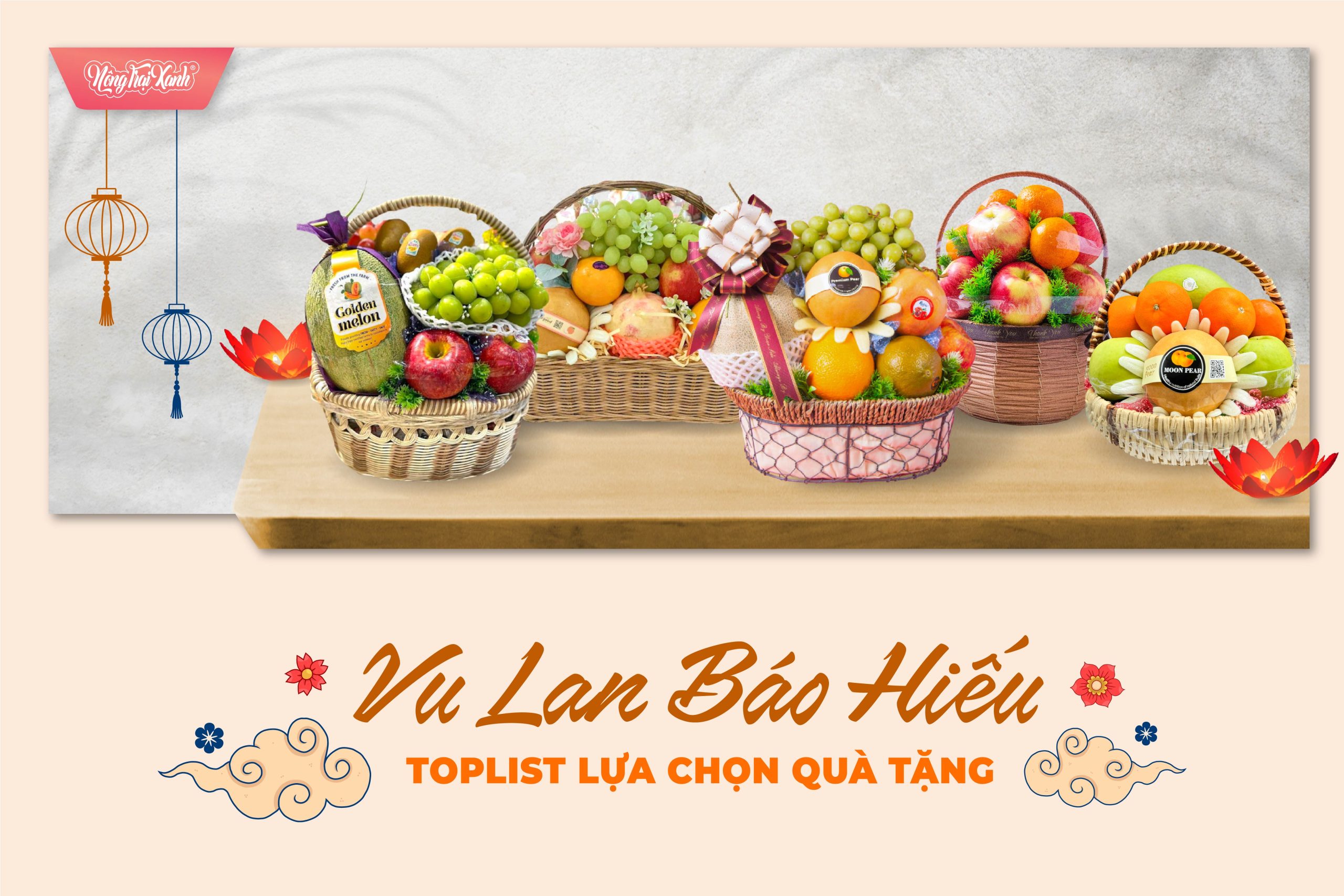 Tặng gì cho cha mẹ vào ngày lễ Vu Lan? Lựa chọn hoàn hảo với giỏ quà trái cây