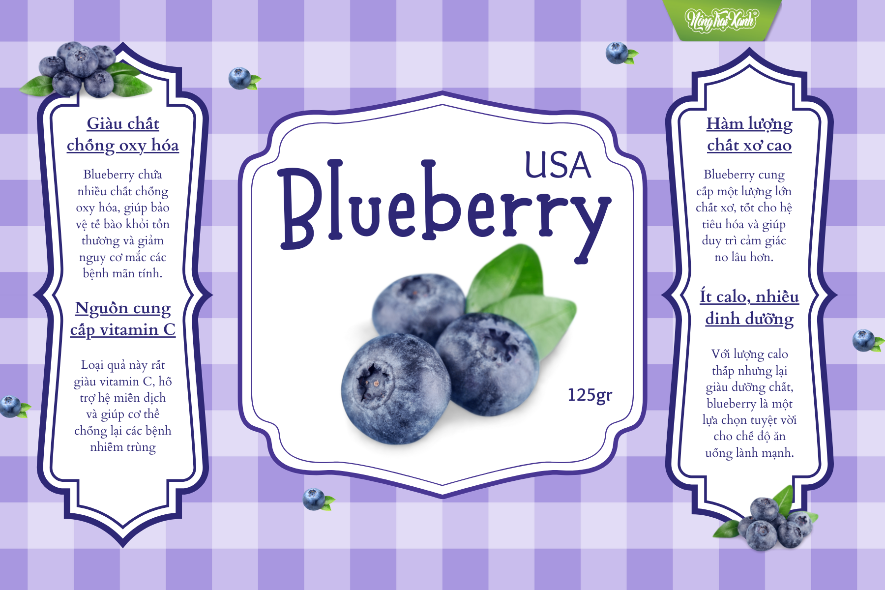 Blueberry: Siêu Thực Phẩm Với Dưỡng Chất Vàng Cho Sức Khỏe